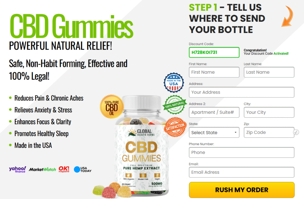 Global Health Farms CBD Gummies Buy
